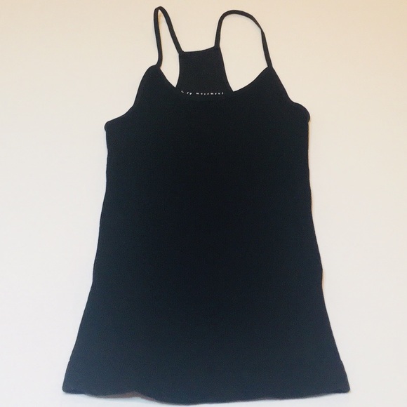 🆕Free People Black Ribbed Racer Tank - Picture 5 of 8
